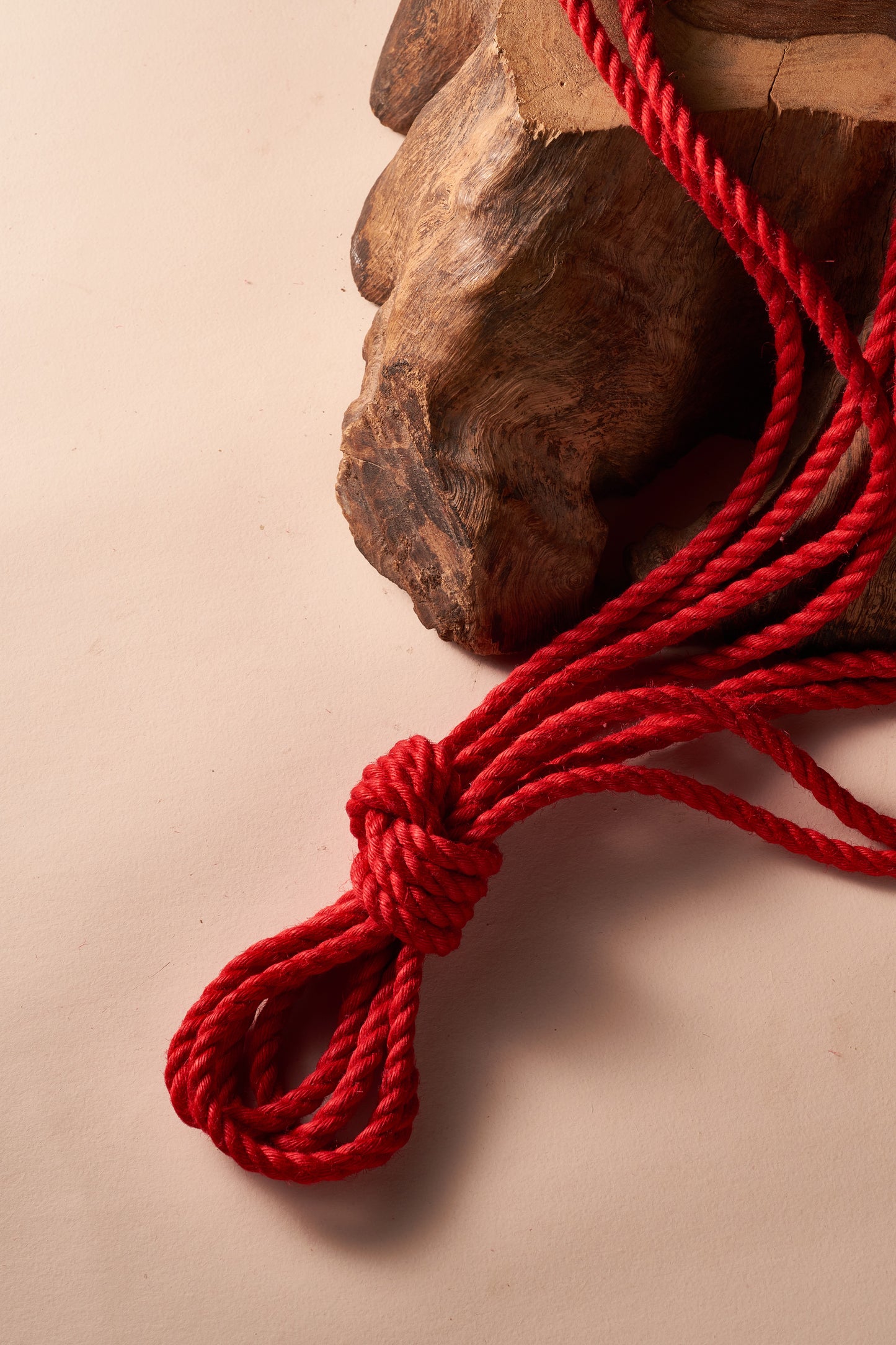 Shibari Jute Rope (Red Flame Color)